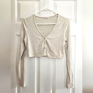 Garage cropped long sleeve